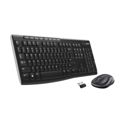 Kit Logitech Wireless Mk270, Usb, Black, 920-004508