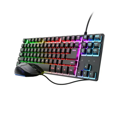 Kit mouse + tastatura Trust GXT 798T 2-IN-1, negru