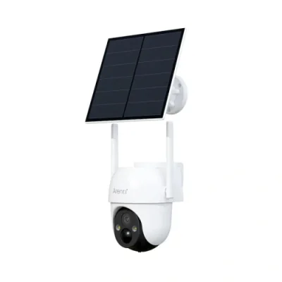 Kit supraveghere Arenti, camera 3MP, CMOS, distanta focala 4mm, IR 10m, 5200 mAh, dome, wireless, SD, panou solar 174x164mm, audio bidirectional, IP65, "GO2T-SP2" - 6974935720750