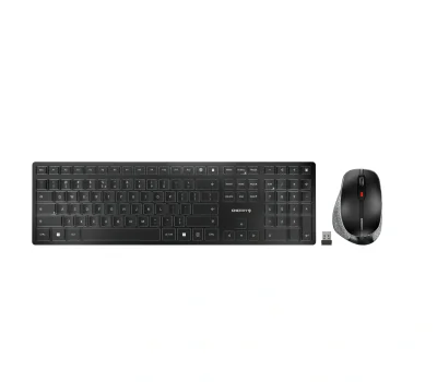 Kit tastatură și mouse CHERRY JD-9500BE-2, 1,2 m, Black, Grey
