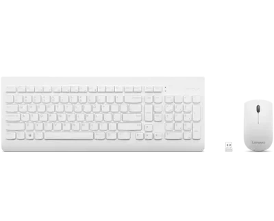 Kit tastatura si mouse Lenovo 510, US layout, Alb