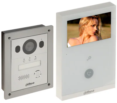 Kit videointerfon DAHUA KTX02(F), 2 Mpx, unghi 110°, Wi-Fi