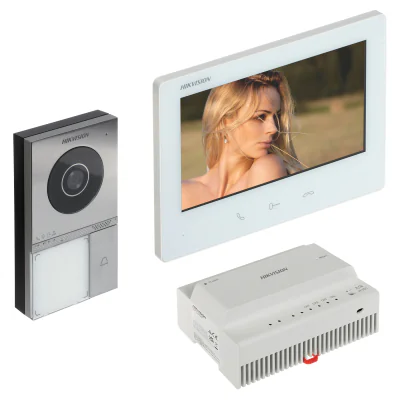 Kit videointerfon HIKVISION DS-KIS705EY, 2 Mpx