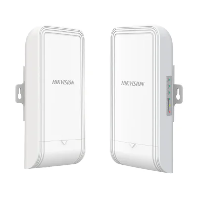 Kit wireless bridge 2.4 GHz 300 Mbps, 1 km HIKVISION DS-3WF1000-EI-2N/P, PoE
