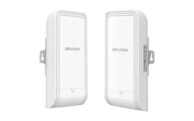 Kit Wireless Bridge Hikvision DS-3WF1000-EI-2N/P 2.4Ghz 300Mbps 1KM, pana la 1km transmisie wireless, 300 Mbps 802.11n wireless bridge, Built-in 7dBi 2 x 2 MIMO antenna, Standard PoE, 2 × 10/100 Mbps RJ45 ports, dimensiuni: 90.8 mm × 187.87 mm × 57.8