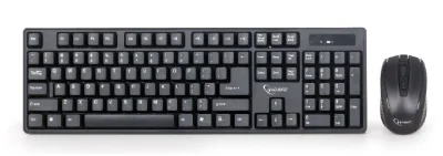 GEMBIRD KBS-W-01 Gembird Wireless desktop set US layout black