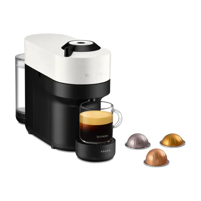 Krups Vertuo Pop XN9201, Capsule coffee machine, 0.56 L, Coffee capsule, 1500 W, Black, White