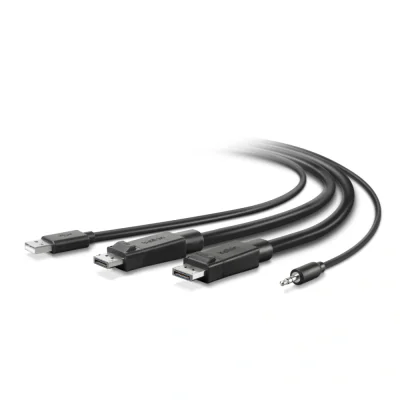 KVM DUAL DISPLAYPORT CABLE SET/FOR F1DN104W-3EA/ 3.0M TAA