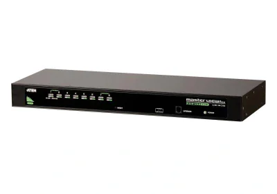KVM Rack Aten ATEN CS1308-AT-G. Tastatură de tip port: USB, PS/2, Mouse tip de port: USB, PS/2, Video Type portul: VGA. Tip HD: QXGA, Rezoluţia maximă: 2048 x 1536 Pixel, Interval scanare: 1,255 s. Culoarea produsului: Negru, Capacitate portbagaj: 1U