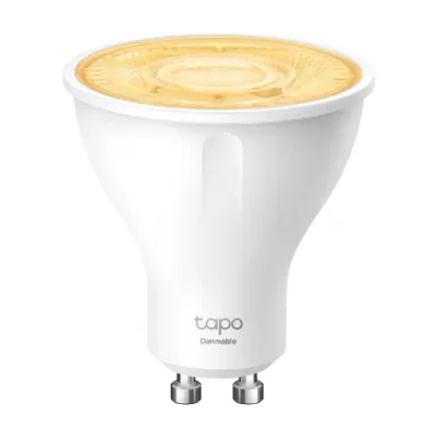 TP-Link Tapo Smart Wi-Fi Spotlight, Dimmable, Smart bulb, Wi-Fi, White, 802.11b, 802.11g, Wi-Fi 4 (802.11n), GU10, Parabolic bulb