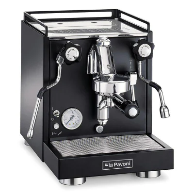 La Pavoni Espressomachine (LPSCCB01EU) New Cellini classic black Schwarz