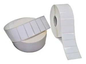 LABEL, POLYETHYLENE, 51X25MM; THERMAL TRANSFER, POLYE 3100T GLOSS, PERMANENT ADHESIVE, 25MM CORE