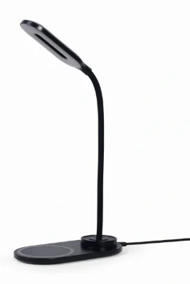 LAMPA BIROU LED Gembird, incarcare wireless, putere 10W, temperatura culoare 2893k-7072k, cablu 1.5m, negru "TA-WPC10-LED-01"