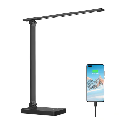 Lampa de birou Lepro 310004 (negru)