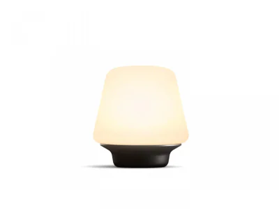 Lampa LED Philips Hue Wellness, Bluetooth, E27, 6W (60W), 806 lm ,luminaalba (2200-6500K), IP20, 18.6cm, Sticla, Negru, Intrerupator cuvariatorinclus