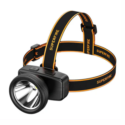 Lanternă frontală Superfire HL55 – 150 lm, USB-C, 4 moduri, 270 m