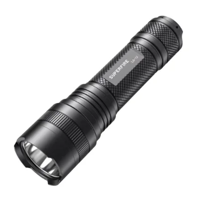 Lanternă Superfire L6-U – 1480 lm, 330 m, 5 moduri, 20W, USB-C