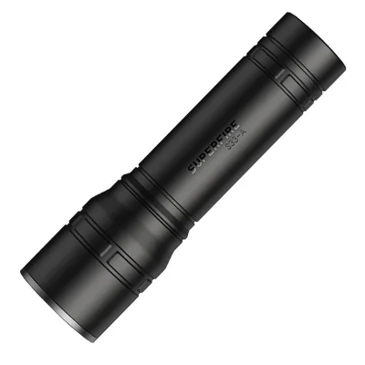 Lanternă Superfire S33-A – USB, neagră, 4 moduri