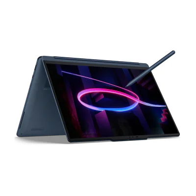 Laptop 2 in 1 Lenovo Yoga 9 14IPH11 Copilot+ PC, Intel Core Ultra 7 355, 14 inch OLED, 32GB RAM, 1TB SSD, Intel Graphics, Windows 11 Home, Cosmic Blue