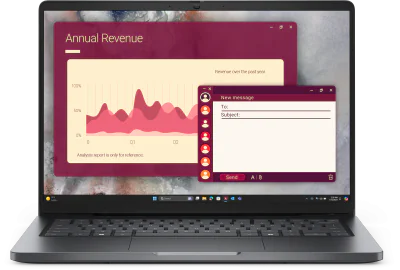 Laptop Business DELL Pro 14, cu procesor Intel Core 5 120U, 14'' IPS, 16 GB DDR5, 512 GB SSD, Intel Graphics, Windows 11 Pro, 3 ani Garantie