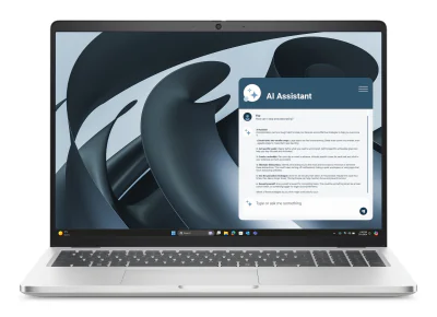 Laptop Business DELL Pro 16 Plus, cu procesor Ryzen AI 5 340, 16'' IPS, 16 GB LPDDR5x, 512 GB SSD, AMD Radeon 840M, Windows 11 Pro, 3 ani Garantie