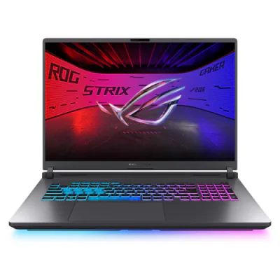 Laptop Gaming ASUS ROG Strix G16, cu procesor Intel Core Ultra 7 255HX, 16'' IPS, 16 GB DDR5, 1 TB SSD, NVIDIA GeForce RTX 5060, 8GB GDDR7, Fara OS, 3 ani Garantie