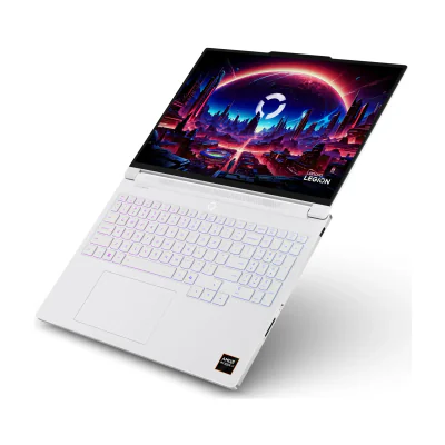 Laptop Gaming Lenovo Legion 7 16AGP11 Copilot+ PC, AMD Ryzen AI 7 450, 16 inch OLED, 32GB RAM, 1TB SSD, NVIDIA GeForce RTX 5060 8GB, Fără OS, Glacier White