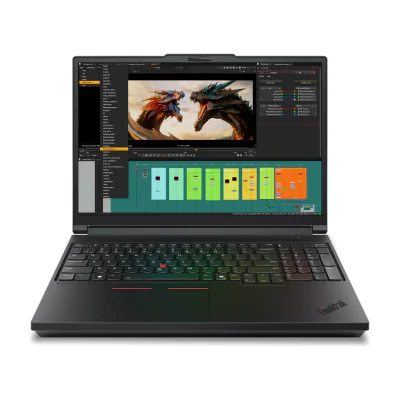 Laptop Lenovo ThinkPad P16 Gen 3, Intel Core Ultra 7 265HX, 16 inch, 32GB RAM, 1TB SSD, NVIDIA RTX PRO 2000 8GB, Windows 11 Pro, Black