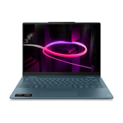 Laptop Lenovo Yoga 7 2 in 1 14AGP11 Copilot+ PC, AMD Ryzen AI 7 445, 14 inch OLED, 32GB RAM, 1TB SSD, AMD Radeon 840M, Fără OS, Tidal Teal