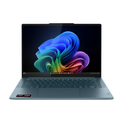 Laptop Lenovo Yoga Pro 7 14AKP10 Copilot+ PC, AMD Ryzen AI 7 350, 14,5 inch OLED, 32GB RAM, 1TB SSD, AMD Radeon 860M, Fără OS, Tidal Teal