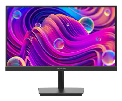 Monitor Hikvision DS-D5022F2-1V2S, 21.5 inch FHD IPS 100Hz, 8 bit LVDS FHD (1920 × 1080) display, backlight: E-LED, luminozitate: 250 cd/m², interfata: HDMI SI VGA, alimentare: DC 12V, 2.0A, dimensiuni: cu baza: 493.26 (W) mm × 393.45 (H) mm × 185.74