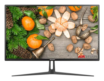 LCD MONITOR HIKVISION 32” 32 inch FHD Monitor High reliable components for 7×24 working 178° ultra-wide view screen. 3D noise reduction. Low blue light design for eye care. Dual interface of HDMI and VGA. Support VESA wall mount.