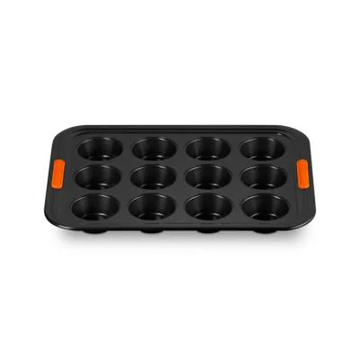 Le Creuset Muffin Tin Carbon Steel Non-Stick NonStick 12pcs (46058000010000)