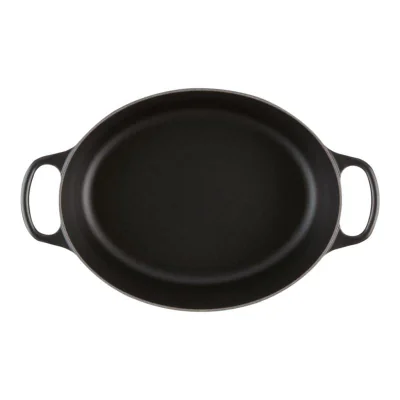 Le Creuset Signature Roaster ovel 31cm black Schwarz (21178310000430)
