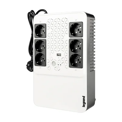 Legrand Keor ASI MULTIPLUG 600 GR, Line-Interactive, 0.6 kVA, 360 W, Sine, 170 V, 280 V