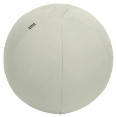 Leitz Ergo Active Sitting Ball with stopper function 55cm, Grey, Fabric, Indoor, Spheric, 120 kg, 550 mm