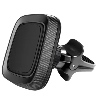 Lemontti Suport Auto Magnetic 360 Flex, prindere la sistemul de ventilatie, Negru