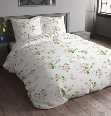 Lenjerie king size Microfibra Pink Rose