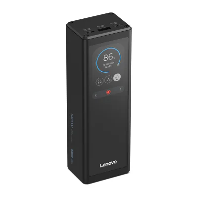 Lenovo 140W Smart Laptop Power Bank, 20000 mAh, Lithium-Ion (Li-Ion), 140 W, Black