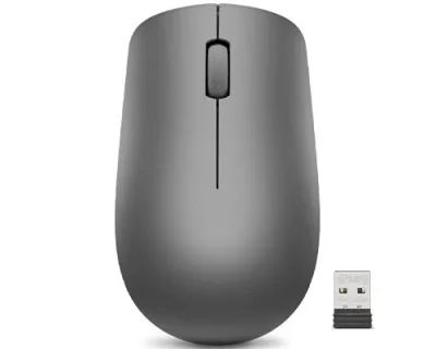 Lenovo 530, Ambidextrous, Optical, RF Wireless, 1200 DPI, Graphite
