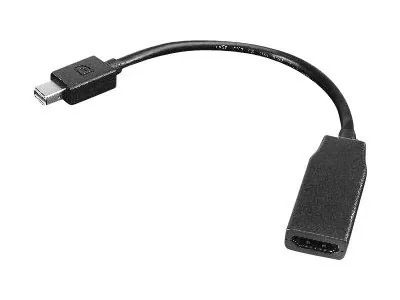 Lenovo 0B47089, 0.2 m, Mini DisplayPort, HDMI, Male, Female, Straight