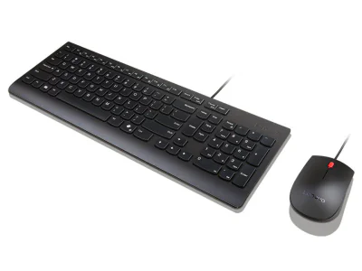Lenovo Essential Wireless Combo Keyboard & Mouse Gen2 Black-Serbian; Keyboard Layout: 2.5-zone; Button Life: 3 million clicks for left and right buttons; Number of Button: 3 buttones; Mouse Resolution: 1600; Mouse Sensor: Optical Sensor; Packed Dimen