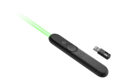 Lenovo Laser Rechargeable Presentation Remote; Weight: 46g; Connectivity: 2.4GHz, Bluetooth 5.3; Color: Black; Included Accessory: Pouch, USB-A to USB-C Cable, QSG, Warranty Card; Number of Button: 3 Buttons; Warranty Period: 1Y