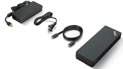 Lenovo ThinkPad Universal Thunderbolt 4 Smart Dock, Wired, Thunderbolt 4, 3.5 mm, Black, 40 Gbit/s, 60 Hz