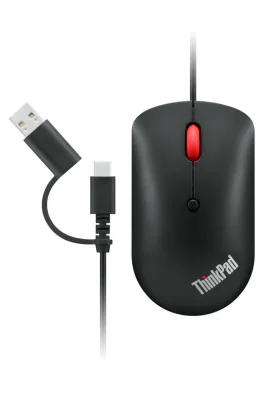 Lenovo ThinkPad USB-C Wired Compact Mouse