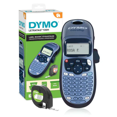 DYMO LetraTag 100H, Direct thermal, 180 x 180 DPI, 12 mm/sec, Blue