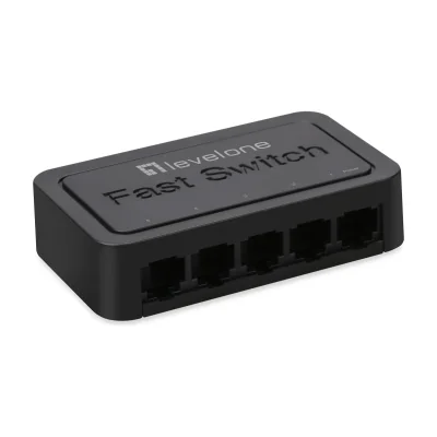 LevelOne 5-Port Fast Ethernet Switch, Unmanaged, Fast Ethernet (10/100), Full duplex