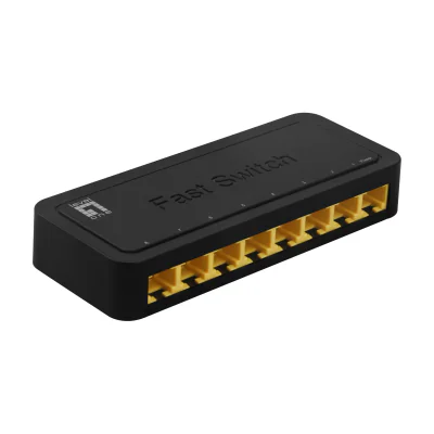 LevelOne FEU-0812, Unmanaged, Fast Ethernet (10/100), Full duplex