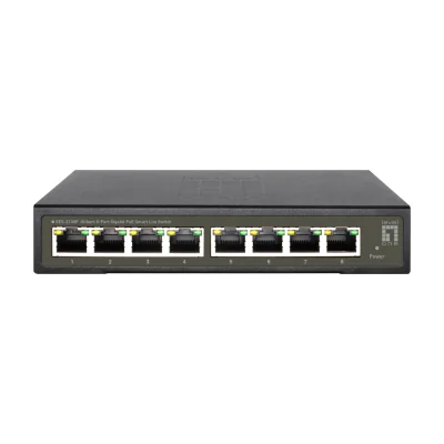 LevelOne Hilbert 8-Port Gigabit PoE Smart Lite Switch, 802.3at/af PoE, 8 PoE Outputs, 112.8W PoE Power Budget, Managed, L2, Gigabit Ethernet (10/100/1000), Full duplex, Power over Ethernet (PoE)