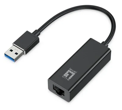 LevelOne USB-0401, Gigabit USB Network Adapter, 23.4 x 16.5 x 51 mm